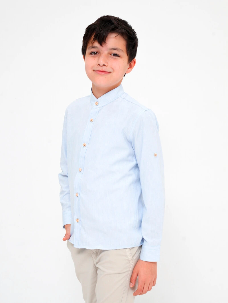 Chemise col Mao garçon